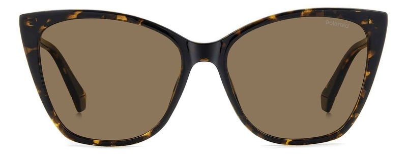 Okulary przeciwsłoneczne damskie Polaroid PLD 4181/S 08656SP Brązowe