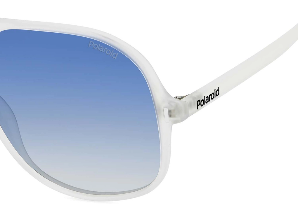 Okulary przeciwsłoneczne Unisex Polaroid PLD 6217/S 2M4Z7 57 Białe
