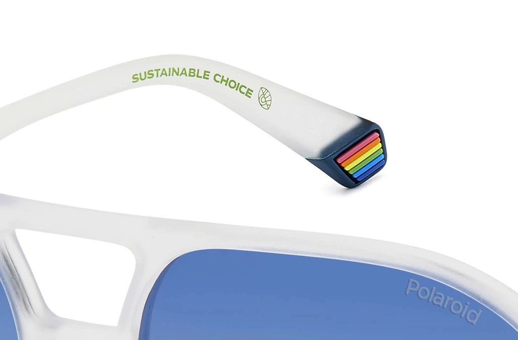 Okulary przeciwsłoneczne Unisex Polaroid PLD 6217/S 2M4Z7 57 Białe