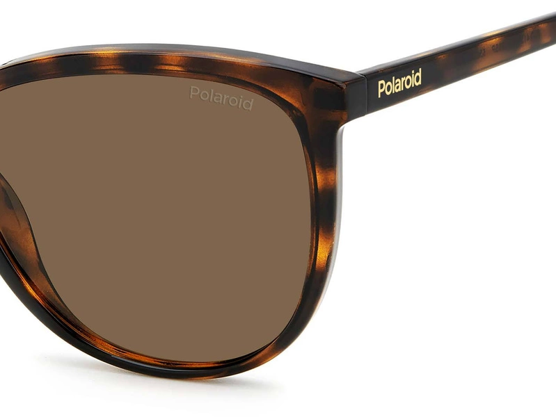 Okulary przeciwsłoneczne damskie Polaroid PLD 4138/S 08655SP Brązowe