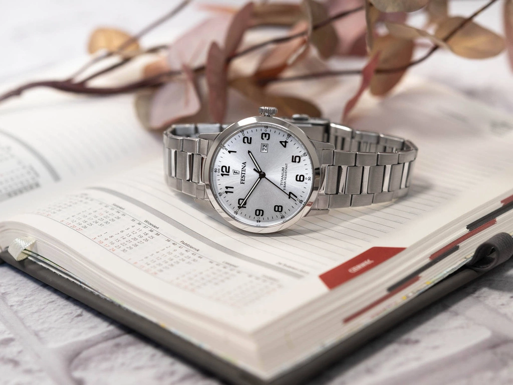 Zegarek męski FESTINA F20435/1 Titanium Date