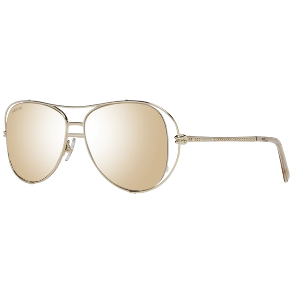 Okulary przeciwsłoneczne damskie Swarovski SK0231 32G 55 Złote