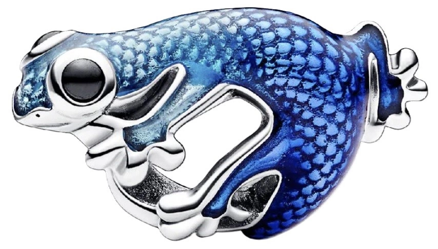 Charms Pandora Niebieski metaliczny Gekon 792701C01