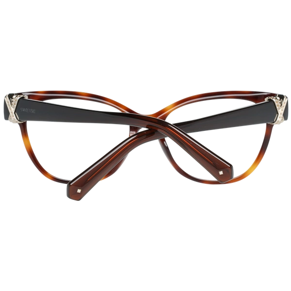 Okulary oprawki damskie Swarovski SK5250-H Brązowe