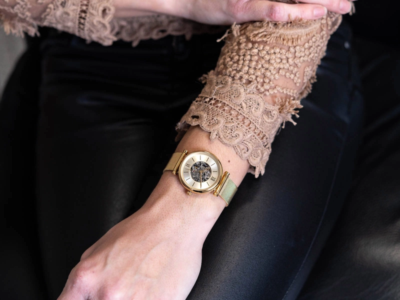 Zegarek damski FOSSIL ME3250 Carlie Skeleton