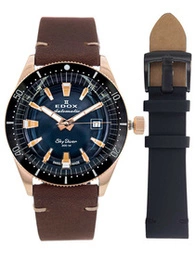Zegarek męski EDOX 80126 BRN BUIDR Sky Diver