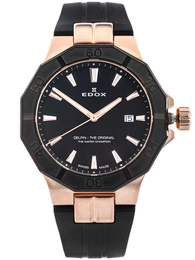 Zegarek męski EDOX 53021 37RNCA NIR  Delfin The Original Date