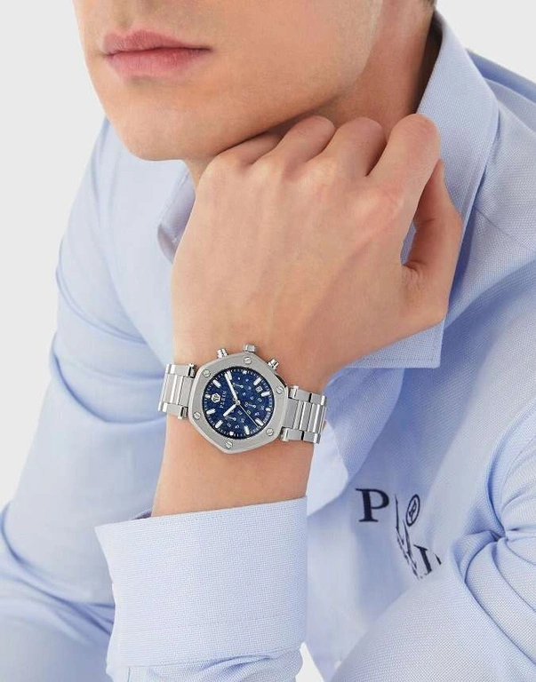 Zegarek męski PHILIPP PLEIN PWZBA0323 The Hexagon Chrono Street Couture
