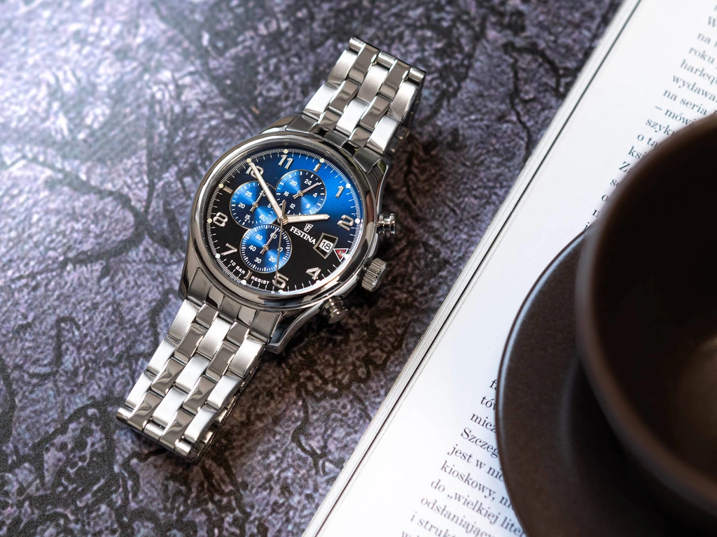 Zegarek męski FESTINA F20374/8 Timeless Chronograph