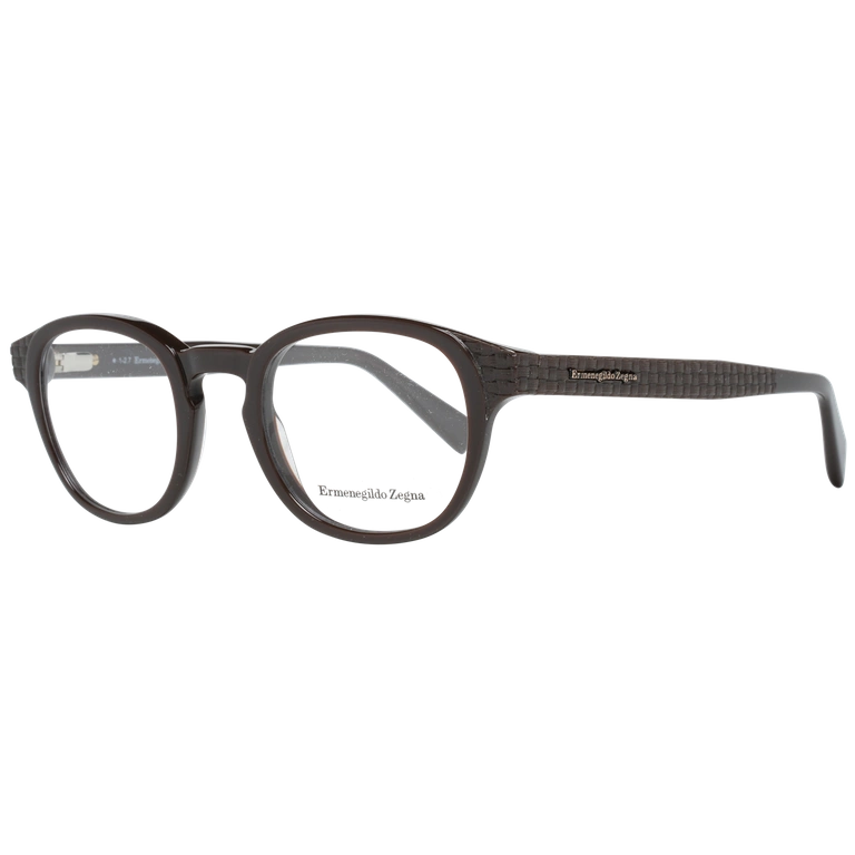 Okulary oprawki męskie Ermenegildo Zegna EZ5108 050 48 Brązowe