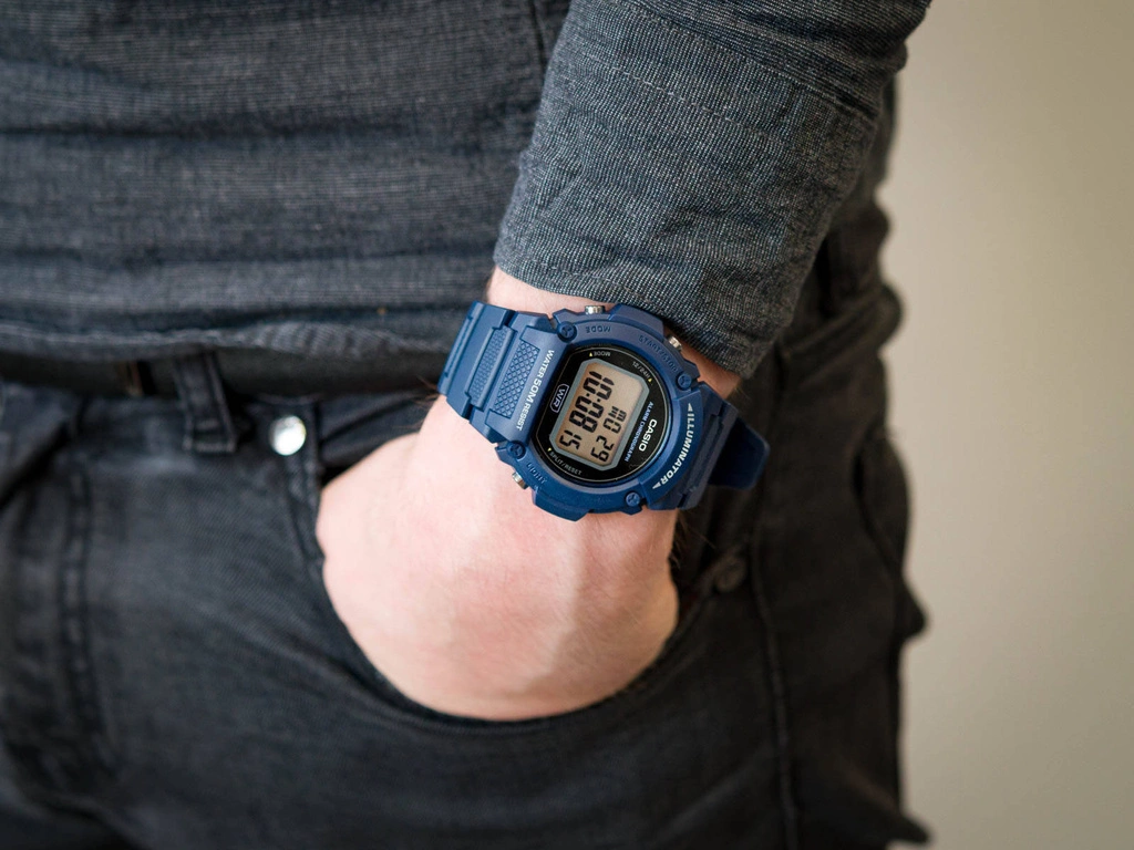 Zegarek męski CASIO W-219H-2AVEF