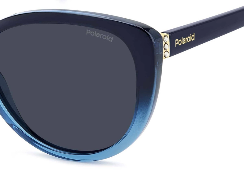 Okulary przeciwsłoneczne damskie Polaroid PLD 4176/S/X PJP56C3 Niebieskie