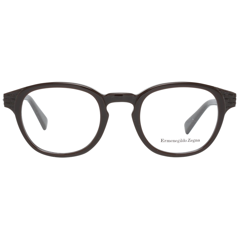 Okulary oprawki męskie Ermenegildo Zegna EZ5108 050 48 Brązowe
