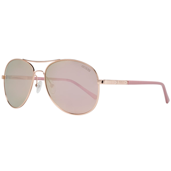Okulary przeciwsłoneczne damskie Guess GF0295 28U 60 Różowe Złoto