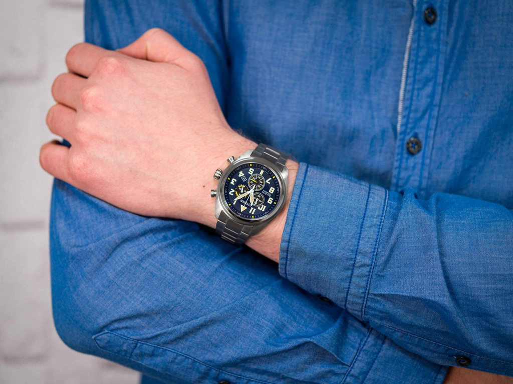 Zegarek męski Citizen AT2480-81L Military Eco-Drive