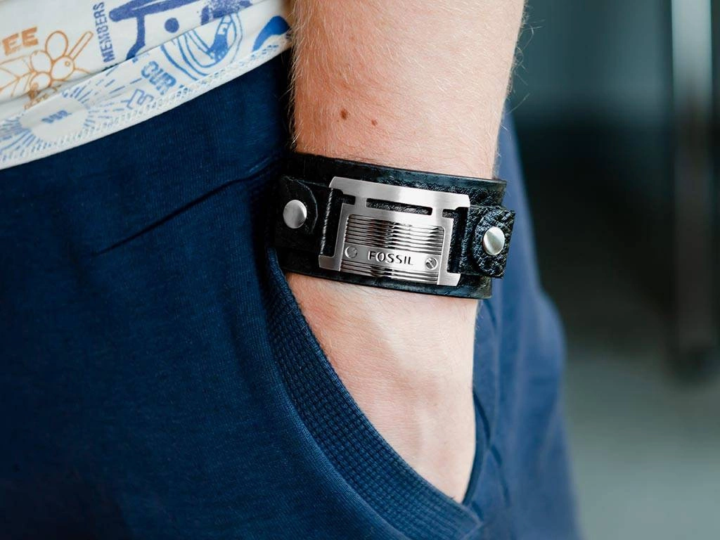 Bransoleta męska Fossil JF84816040