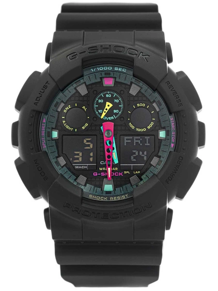 Zegarek męski CASIO G-SHOCK GA-100MF-1AER Multi Fluorescent