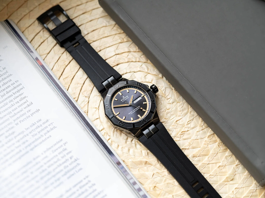 Zegarek męski EDOX 88008 37GNCA GBEI Delfin the Original Day Date Automatic