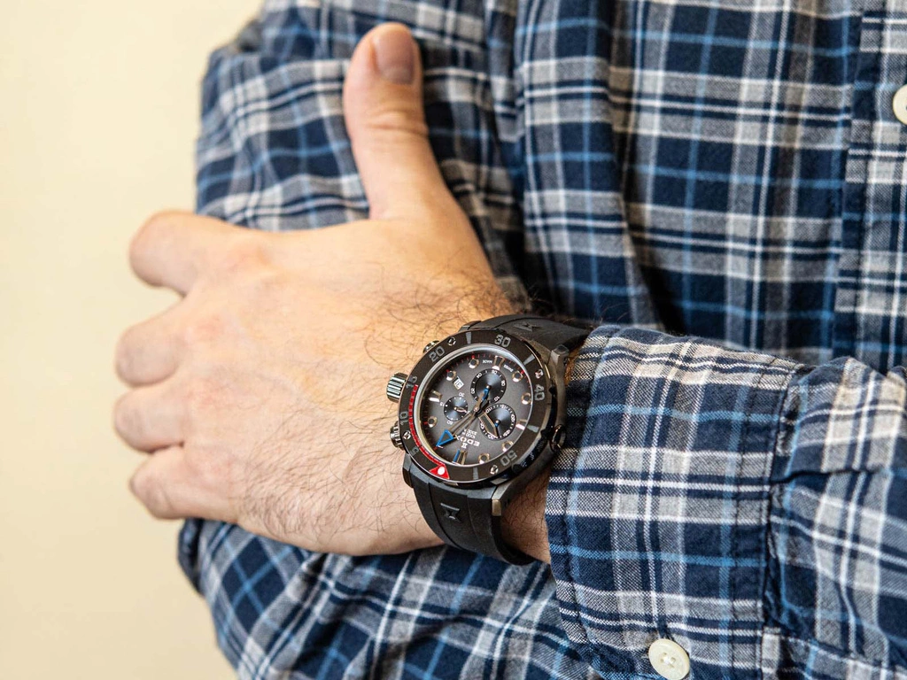 Zegarek męski EDOX 10242 TINGNR GIDNR CO-1 Chronograph