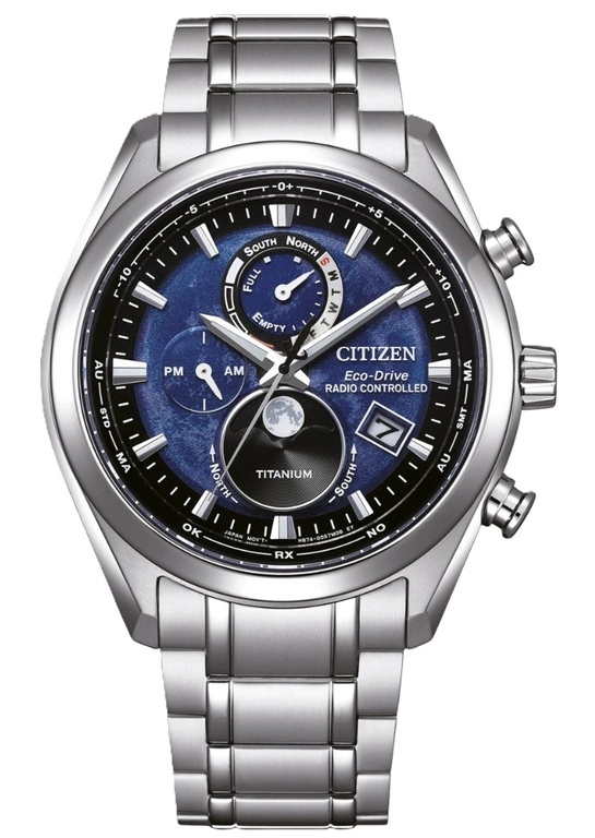 Zegarek męski Citizen BY1010-81L Tsukiyomi Radio Controlled Moonphase