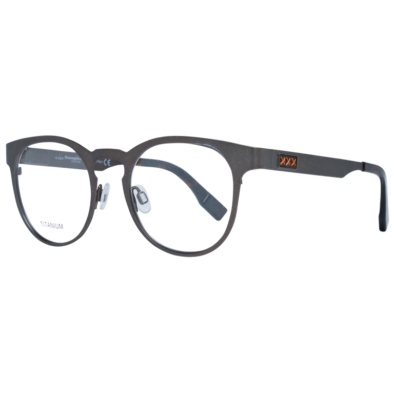 Okulary oprawki Męskie Zegna Couture ZC5003 48 020 Szare
