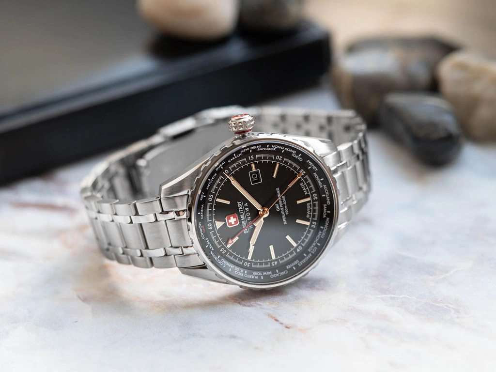 Zegarek męski Swiss Military Hanowa SMWGH0003203 Afterburn GMT