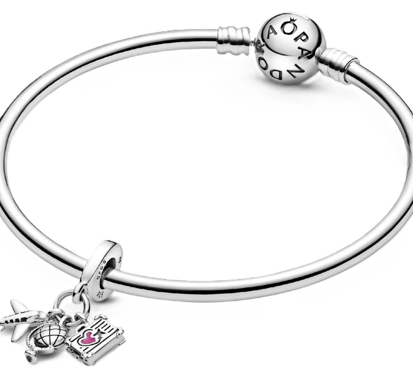 Charms Pandora Zawieszka Samolot, globus i walizka 799435C01