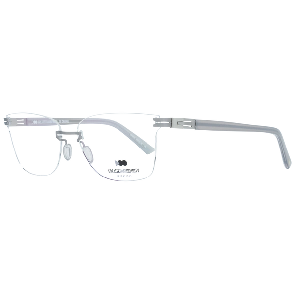 Okulary oprawki Greater Than Infinity GT048 V02 60 Srebrne