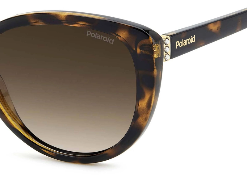 Okulary przeciwsłoneczne damskie Polaroid PLD 4176/S/X 08656LA Brązowe
