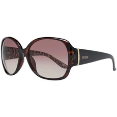 Okulary przeciwsłoneczne damskie Guess GF0284 52F 60 Brązowe