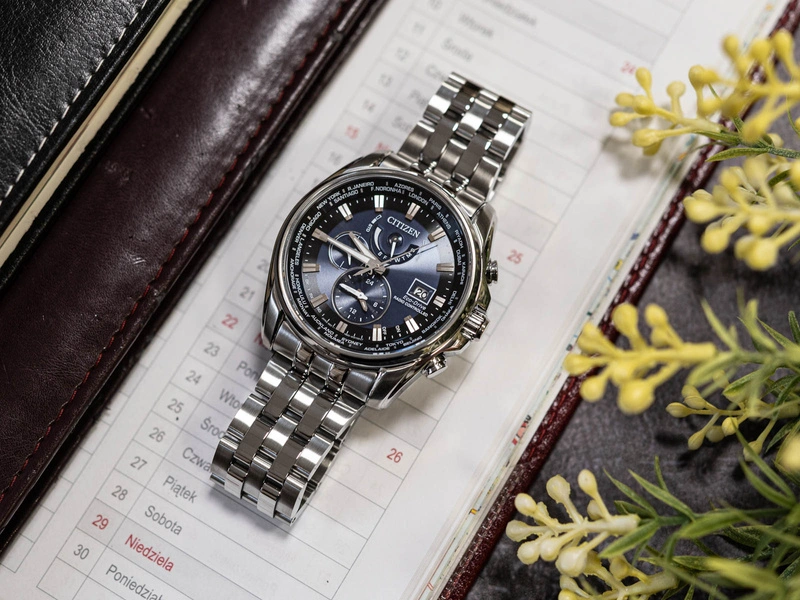 Zegarek męski Citizen AT9030-55L Radio Controlled Dual Time