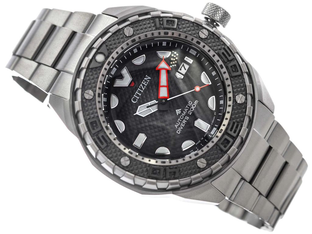 Zegarek męski Citizen NB6004-83E Promaster Super Titanium Mechanical Diver