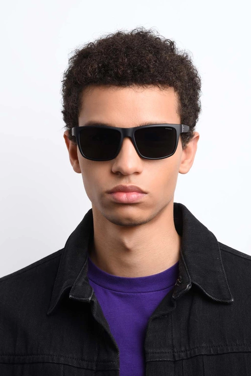 Okulary przeciwsłoneczne męskie Polaroid PLD 2058/S 00355M9 Czarne