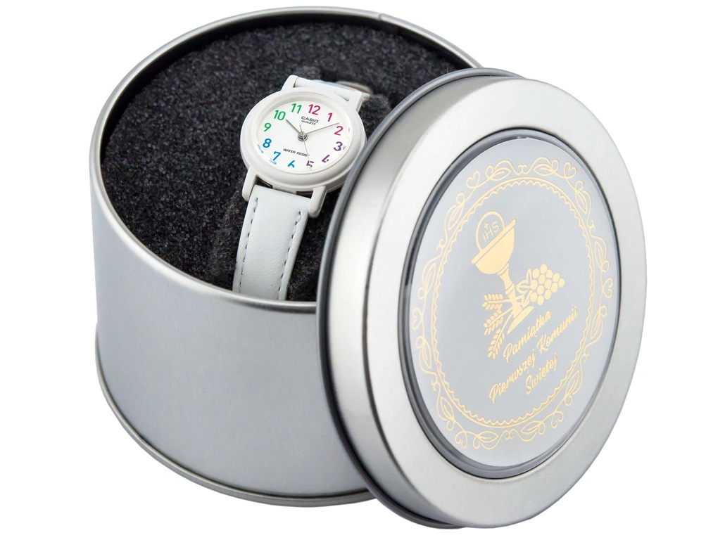 PUSZKA NA ZEGAREK NA PIERWSZĄ KOMUNIĘ