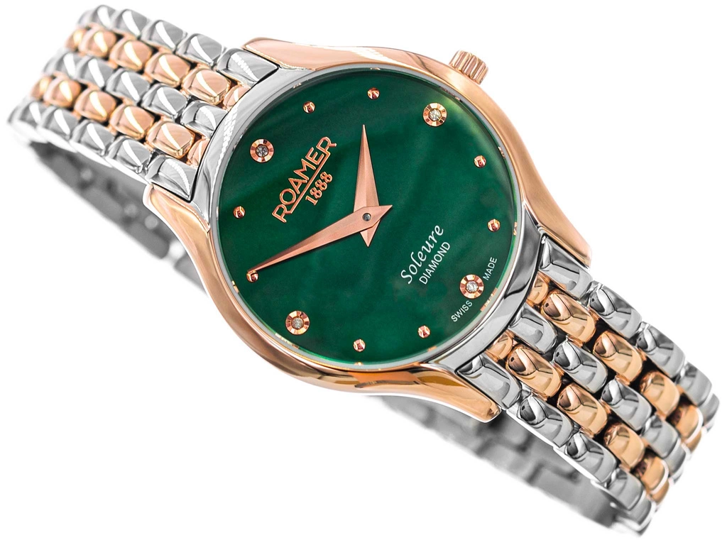 Zegarek damski ROAMER Soleure Diamond 547857 49 75 50