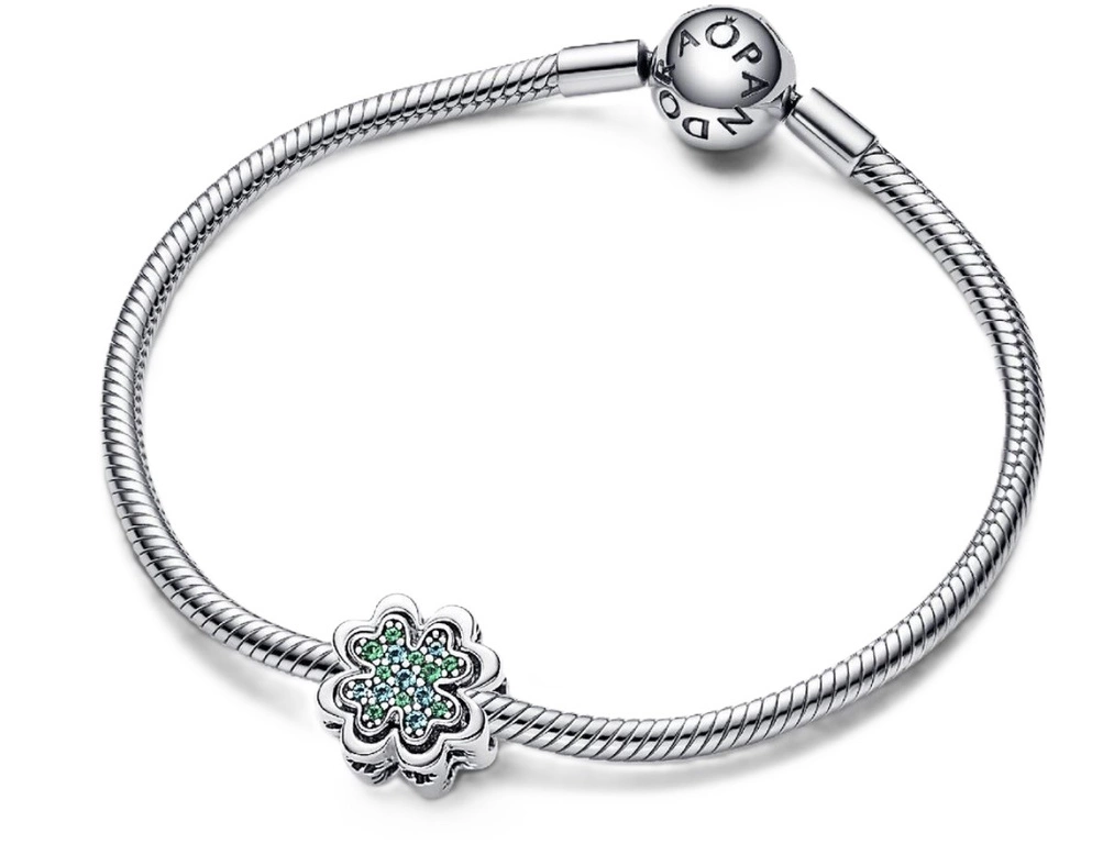Charms Pandora 792752C01 rodzielany czterolistna koniczynka