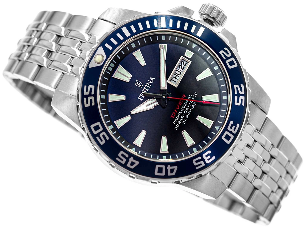 Zegarek męski FESTINA F20661/1 Diver Sapphire