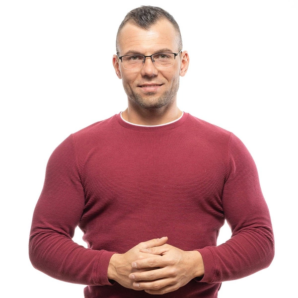 Okulary oprawki Męskie Ermenegildo Zegna EZ5155-D 002 55 Czarne