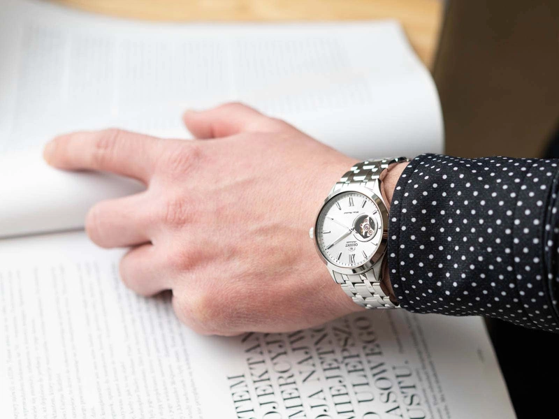 Zegarek męski ORIENT TAG03001W0 Contemporary Open Heart Automatic