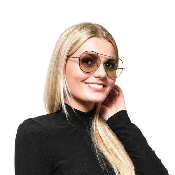Okulary przeciwsłoneczne damskie Web WE0286 32Q 57 Złote