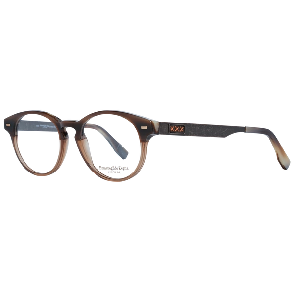 Okulary oprawki Męskie Zegna Couture ZC5008 49 064 Brązowe
