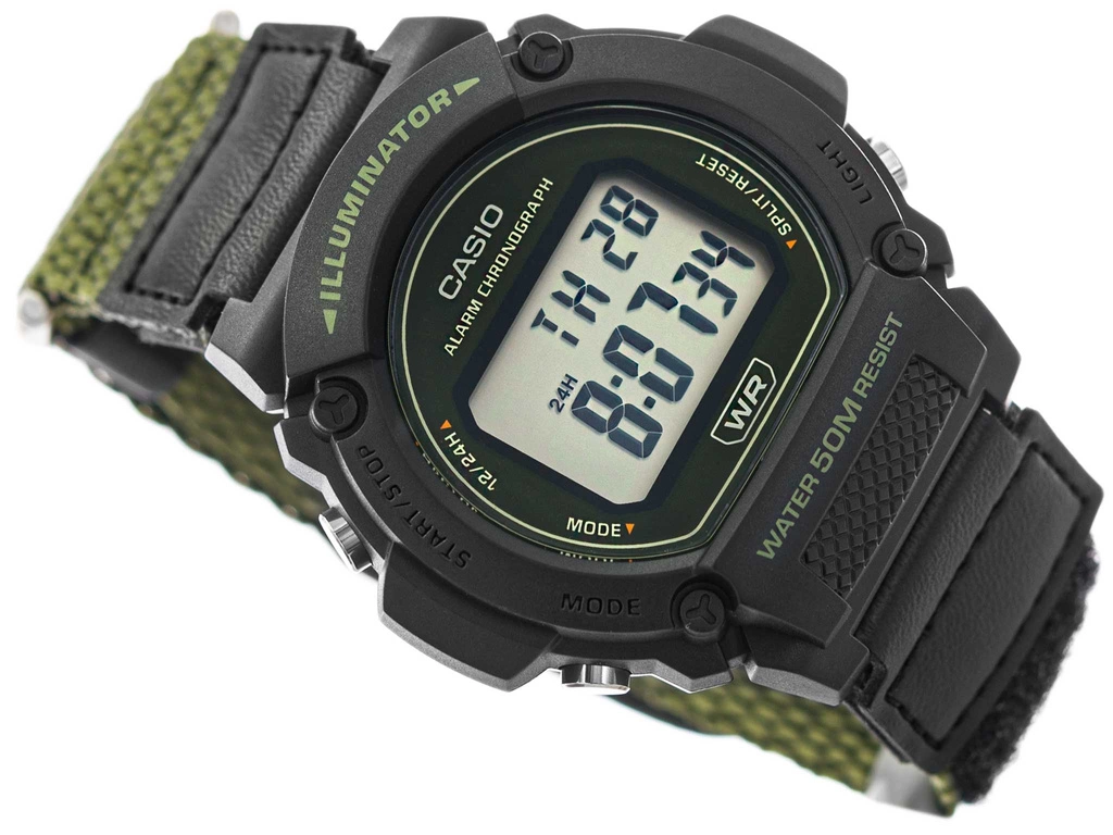 Zegarek męski CASIO W-219HB-3AVEF