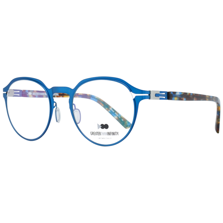 Okulary oprawki Męskie Greater Than Infinity GT049 V02 49 Niebieskie