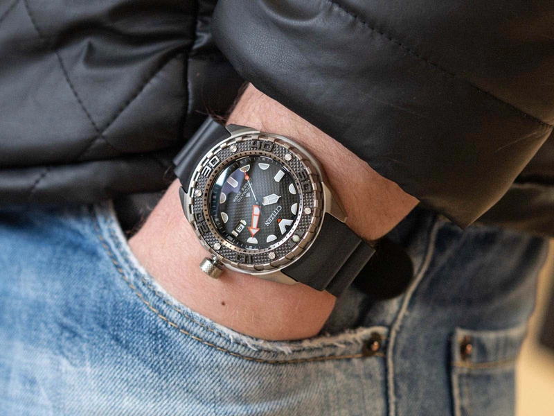 Zegarek męski Citizen NB6004-08E Promaster Super Titanium Mechanical Diver