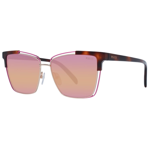 Okulary przeciwsłoneczne Damskie Emilio Pucci EP0171 56T 57 Brązowe