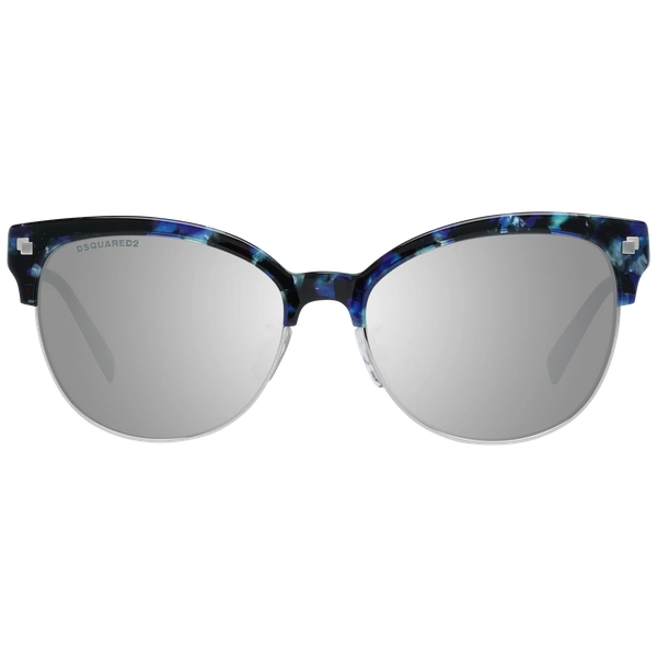 Okulary przeciwsłoneczne damskie Dsquared2 DQ0260-K 55C 57 Niebieskie