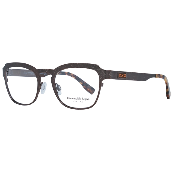Okulary oprawki Męskie Zegna Couture ZC5004 49 038 Brązowe