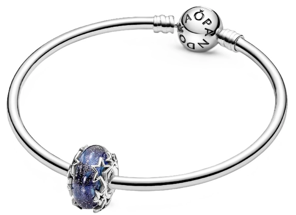 Charms Pandora 790015C00 Murano Błękitna galaktyka i gwiazda