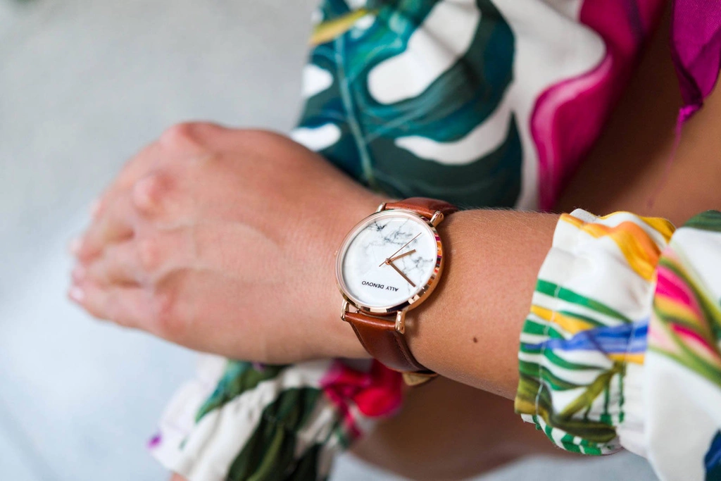 Zegarek damski ALLY DENOVO AF5005.4 CARRARA MARBLE