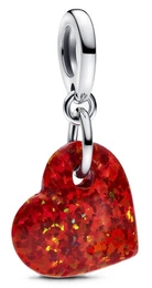 Charms Pandora 793348C01 zawieszka opalizujące czerwone serce